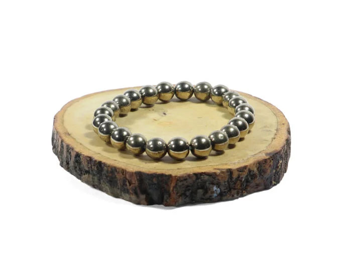 Golden Pyrite Bracelet for Money Attraction