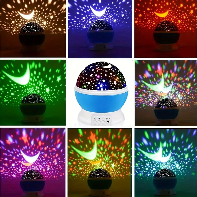 Star Master Dream Color Changing Rotating Projection Lamp