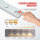LED PIR Motion Sensor Cabinet  With USB Rechargeble