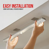 LED PIR Motion Sensor Cabinet  With USB Rechargeble