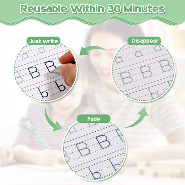 Magic Book Buy 1 set & Get 1 set FREE!!! + FREE Learning 2000+ pages downloadable PDF worksheet for kids