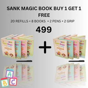 Magic Book Buy 1 set & Get 1 set FREE!!! + FREE Learning 2000+ pages downloadable PDF worksheet for kids