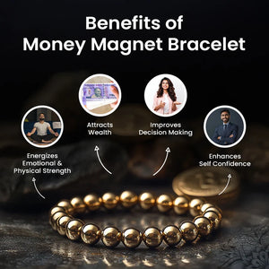 Golden Pyrite Bracelet for Money Attraction