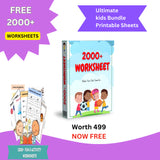 Magic Book Buy 1 set & Get 1 set FREE!!! + FREE Learning 2000+ pages downloadable PDF worksheet for kids