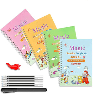 Magic Book Buy 1 set & Get 1 set FREE!!! + FREE Learning 2000+ pages downloadable PDF worksheet for kids
